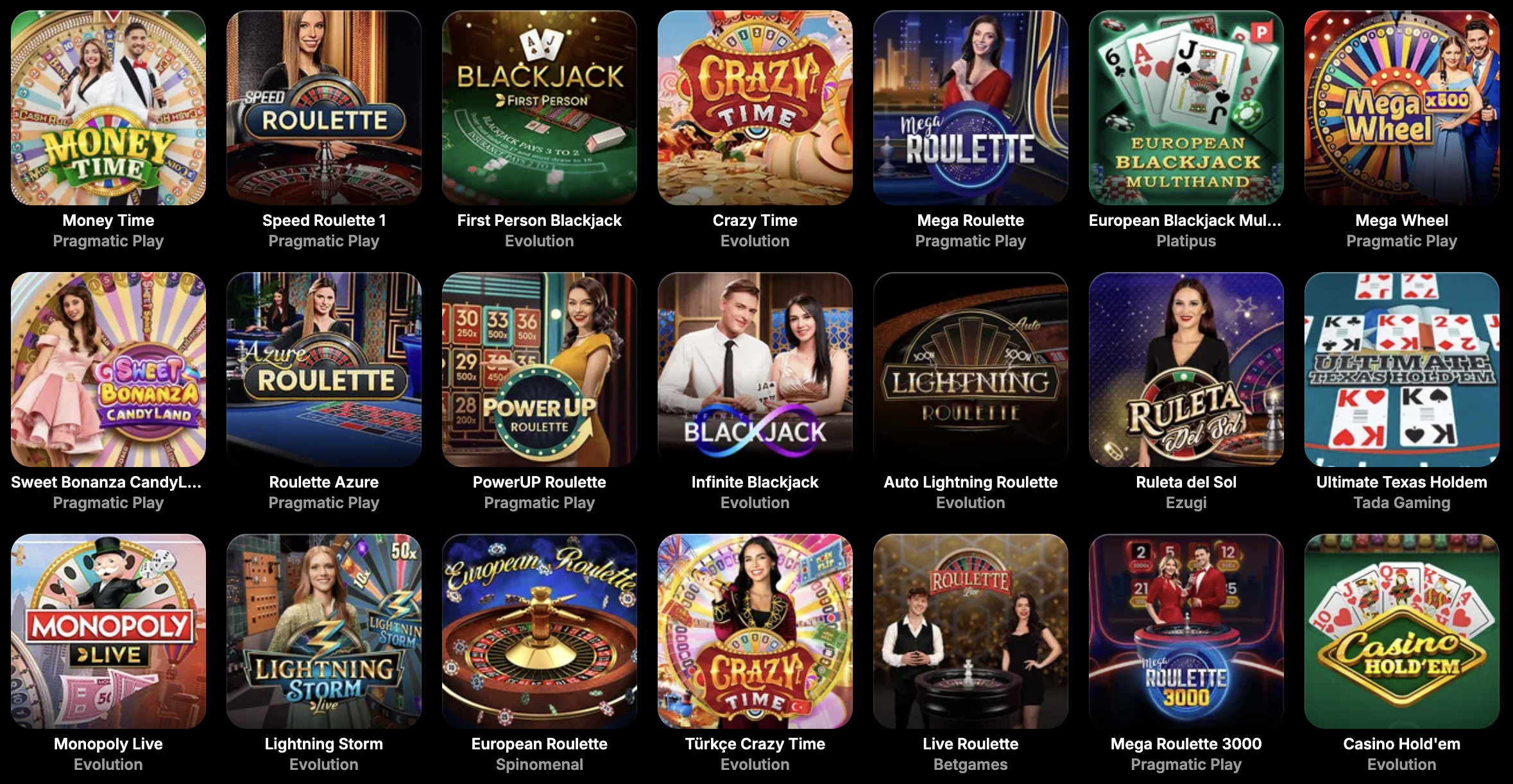 NV Casino livekasinobord